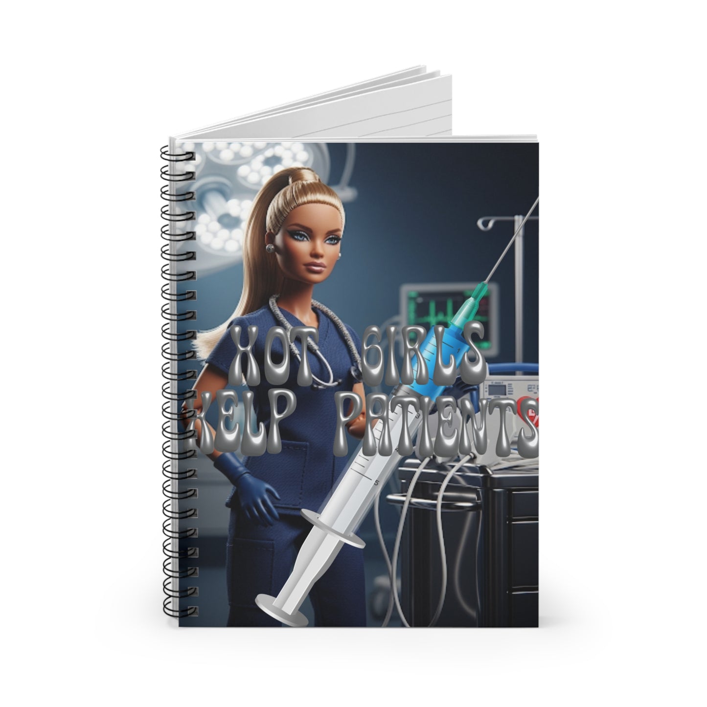 Hot Girls Help Patients Notebook’