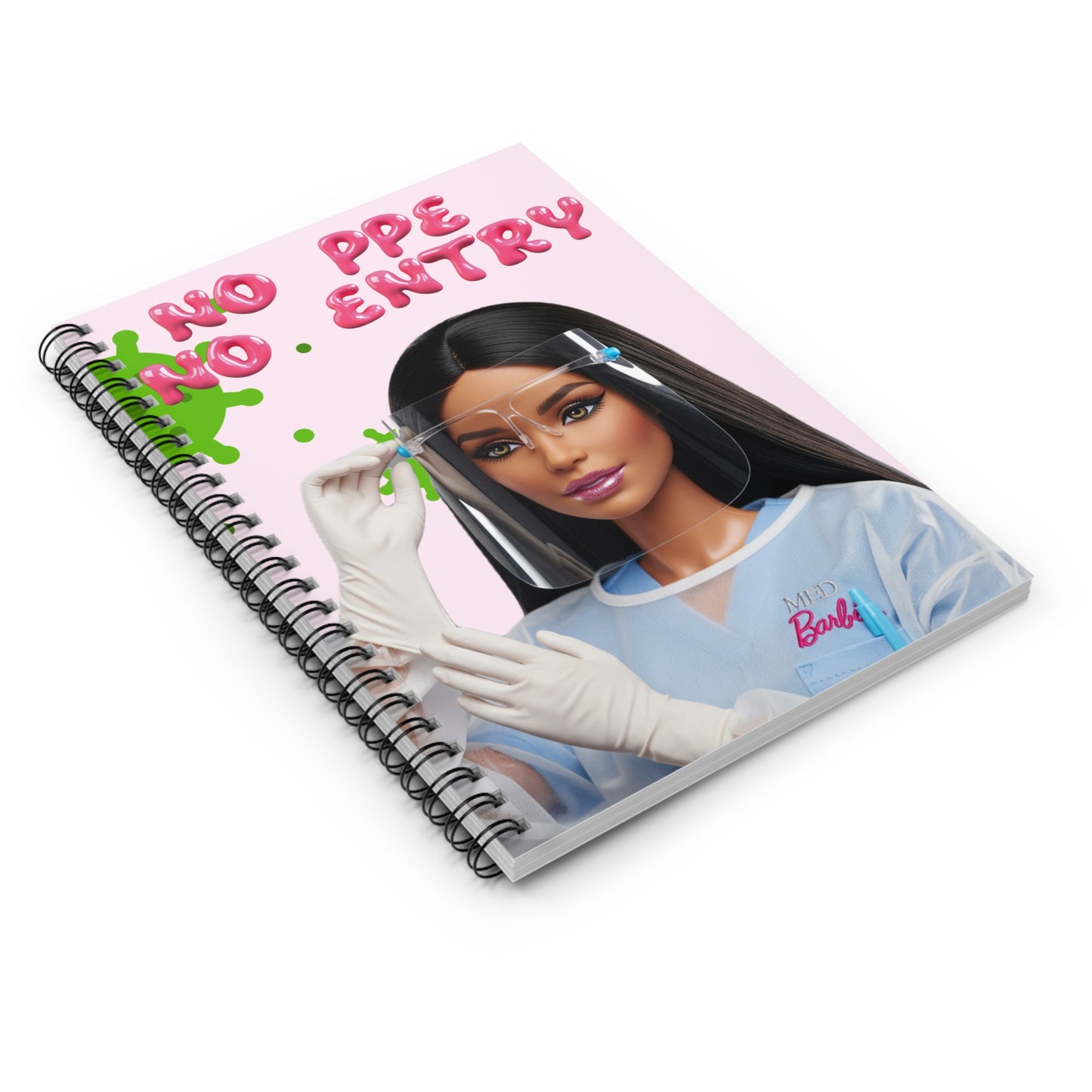 NO PPE, NO ENTRY Notebook '