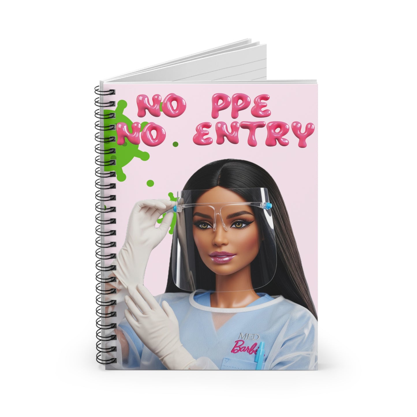 NO PPE, NO ENTRY Notebook '