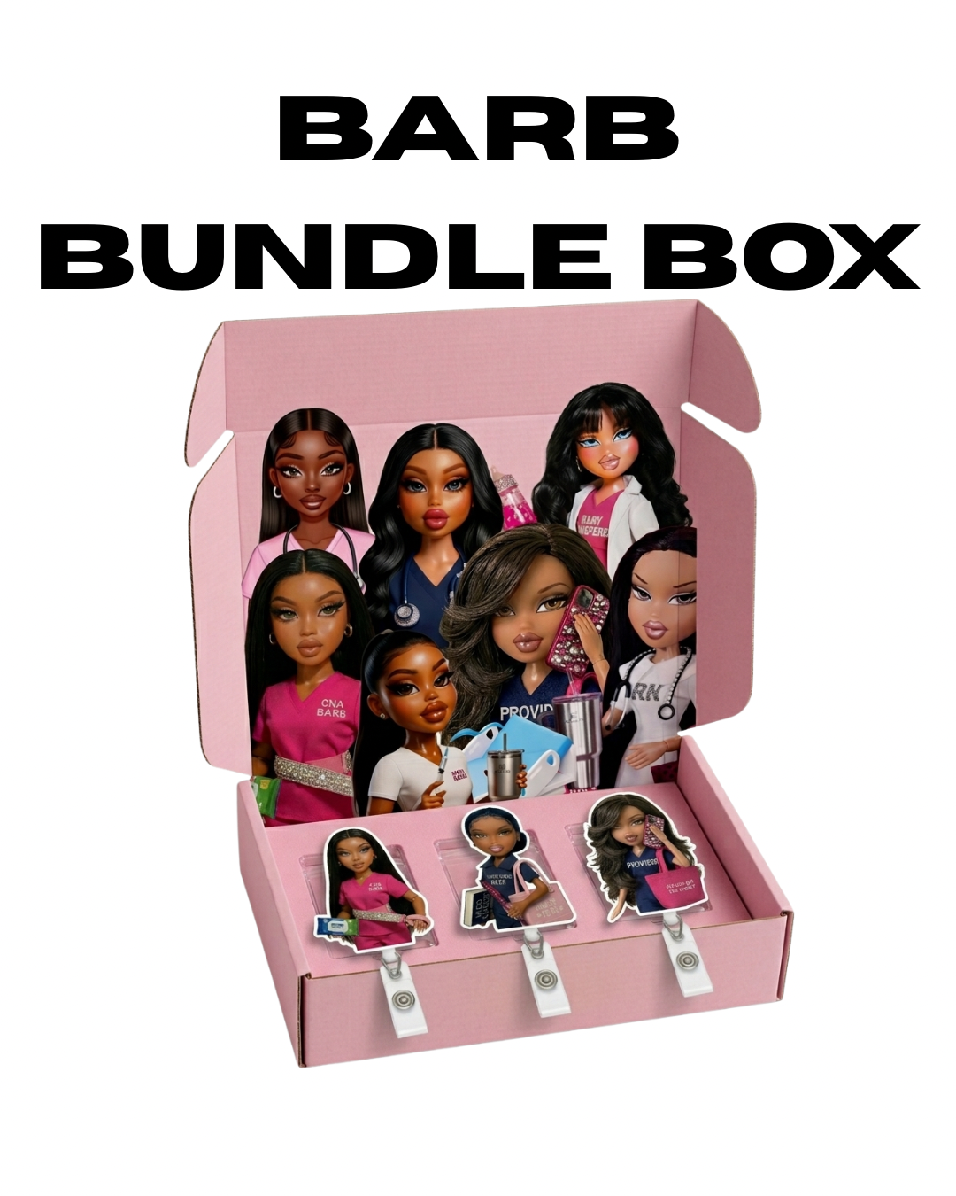 The Ultimate Barb Bundle Box: Custom 3-Piece Badge Reel Box