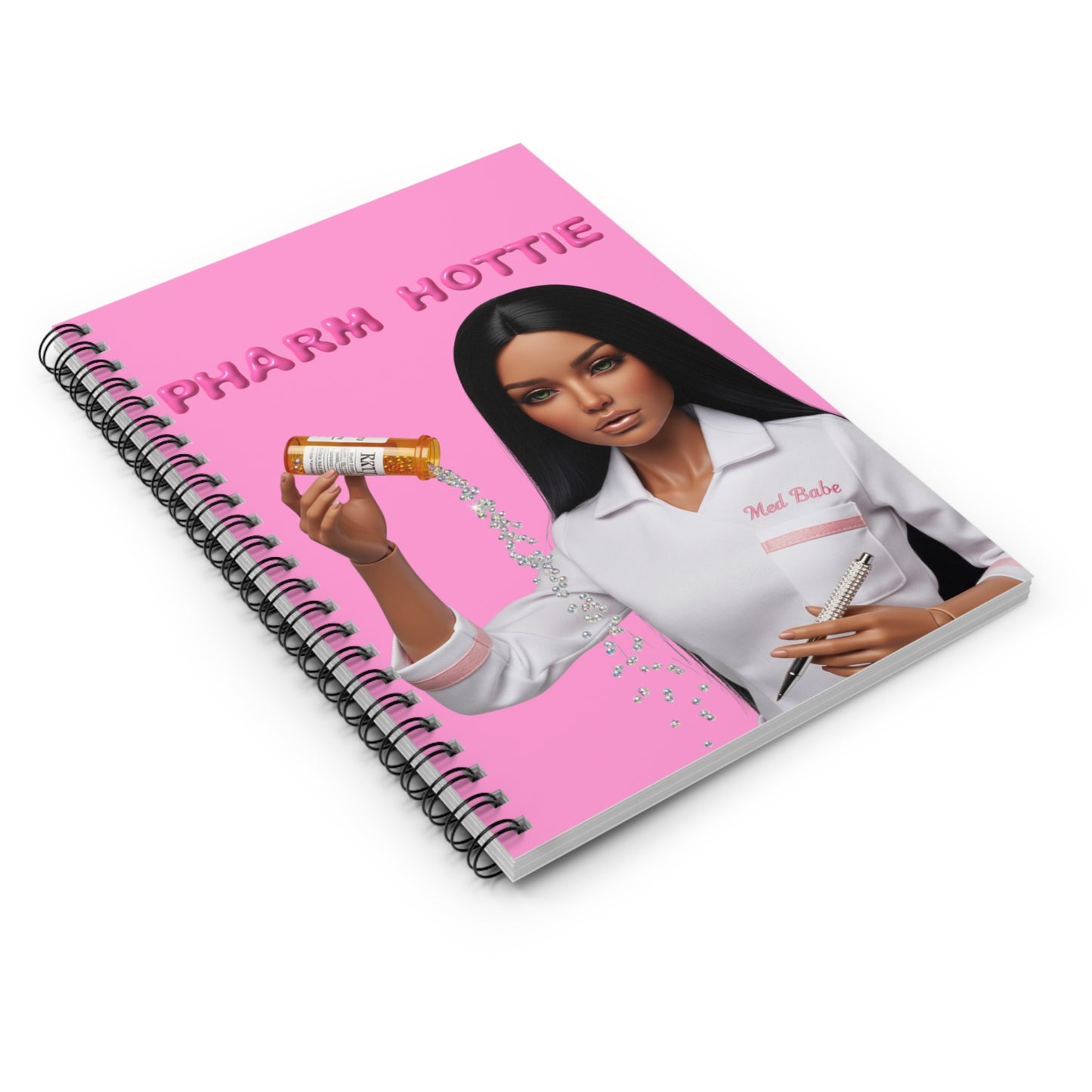 Pharm Hottie Spiral Notebook | Ruled Journal
