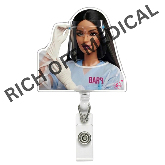 PPE Hottie Med Barb Badge Reel