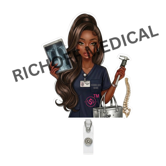 Radiology Med Barb Badge Reel