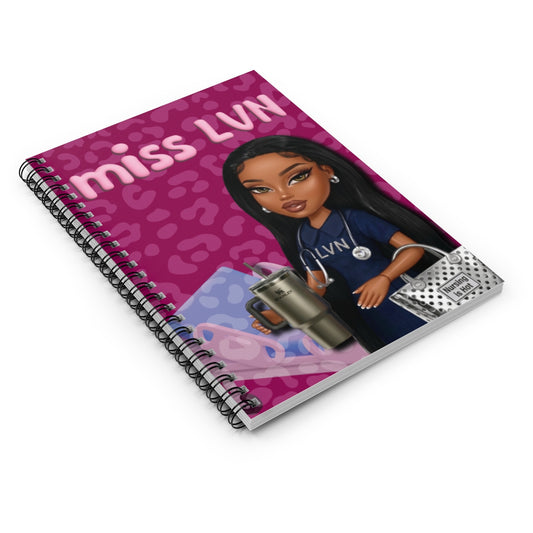 Miss LVN Spiral Notebook | Ruled Line