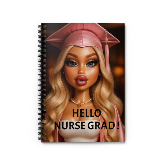 “Hello Nurse Grad!” Notebook |Graduation Gift, Study Journal, Nurse Appreciation, College Essentials