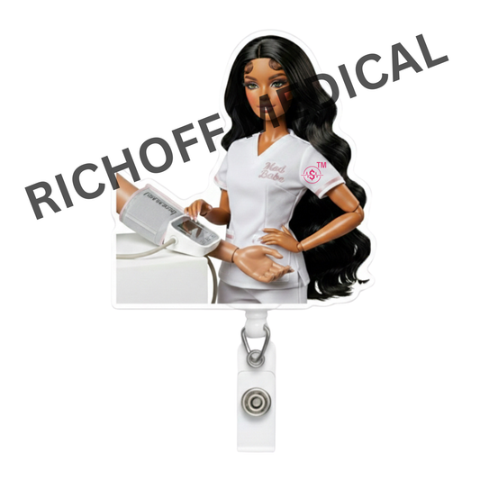 Vital Princess Med Barb Badge Reel