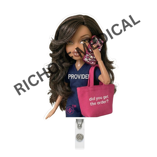 Provider Med Barb Badge Reel